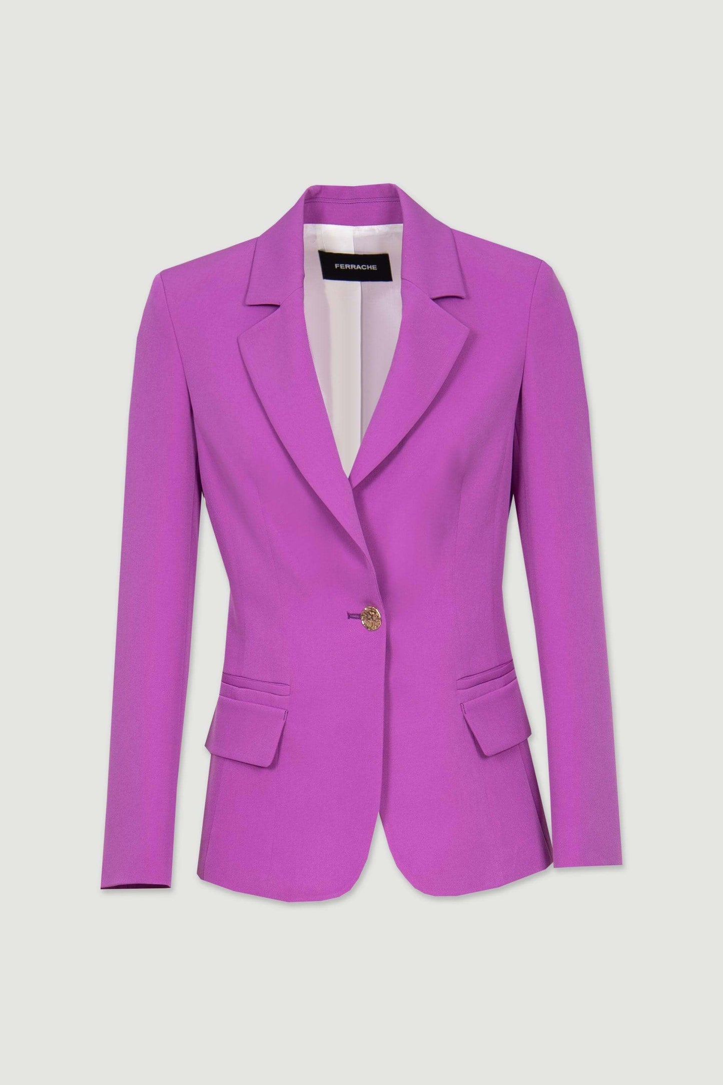 Blazer cintado violeta - Styling Moda