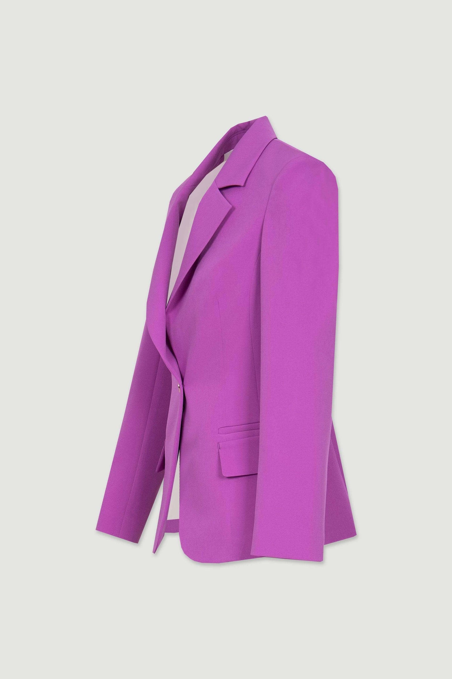 Blazer cintado violeta - Styling Moda