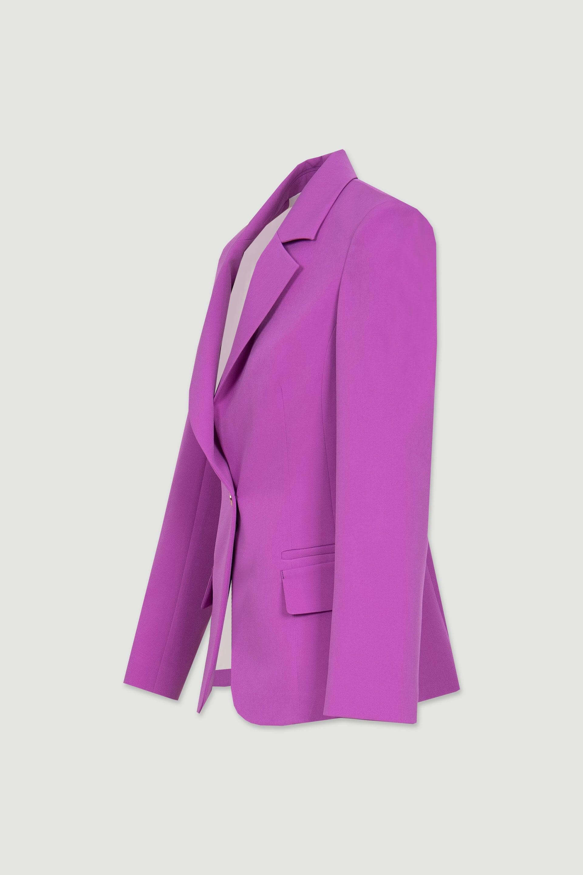 Blazer cintado violeta - Styling Moda