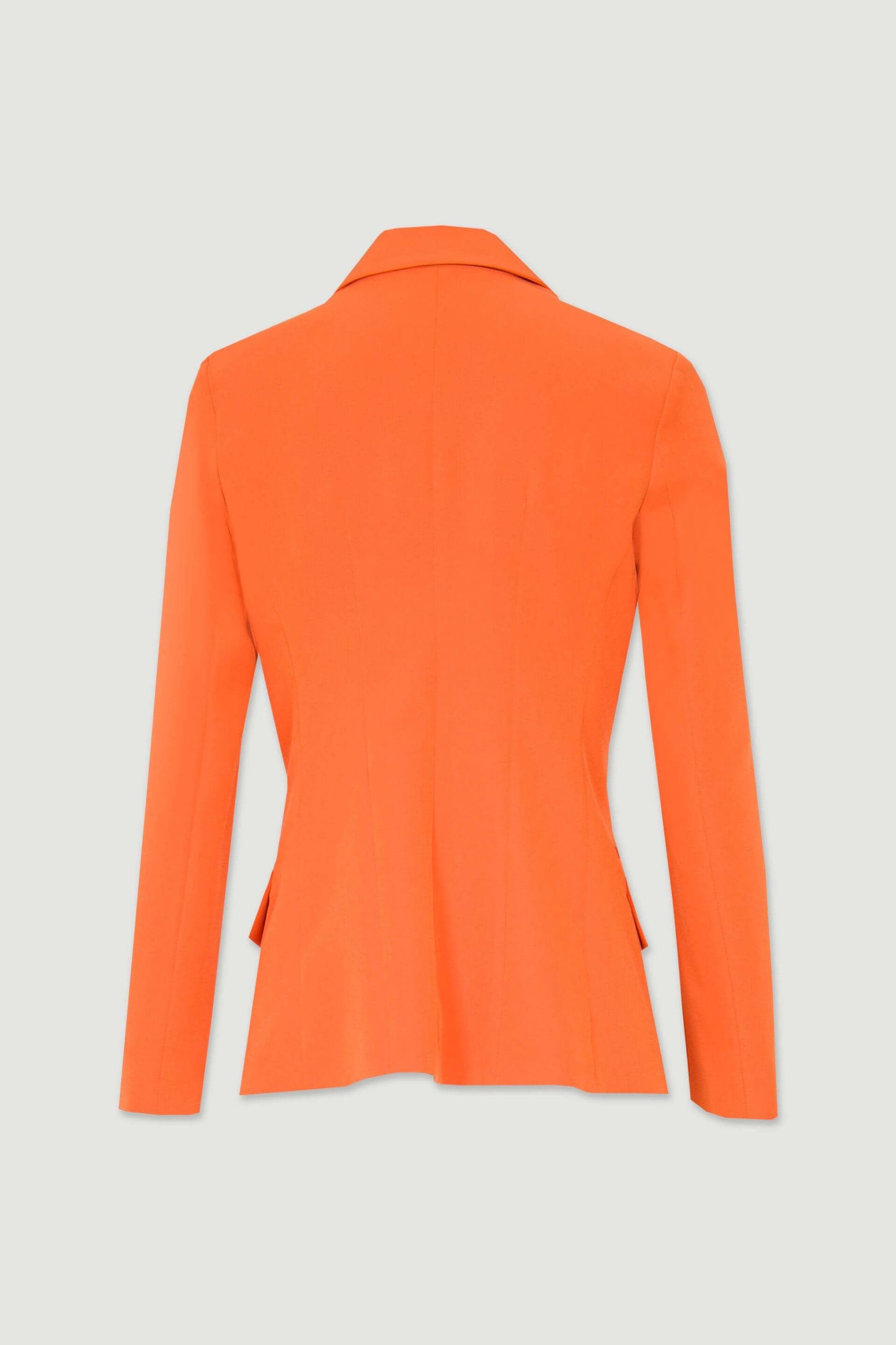 Blazer cintado laranja - Styling Moda