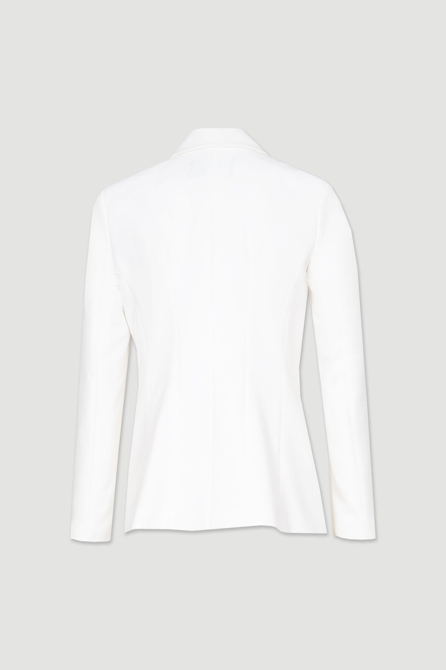Blazer cintado branco - Styling Moda