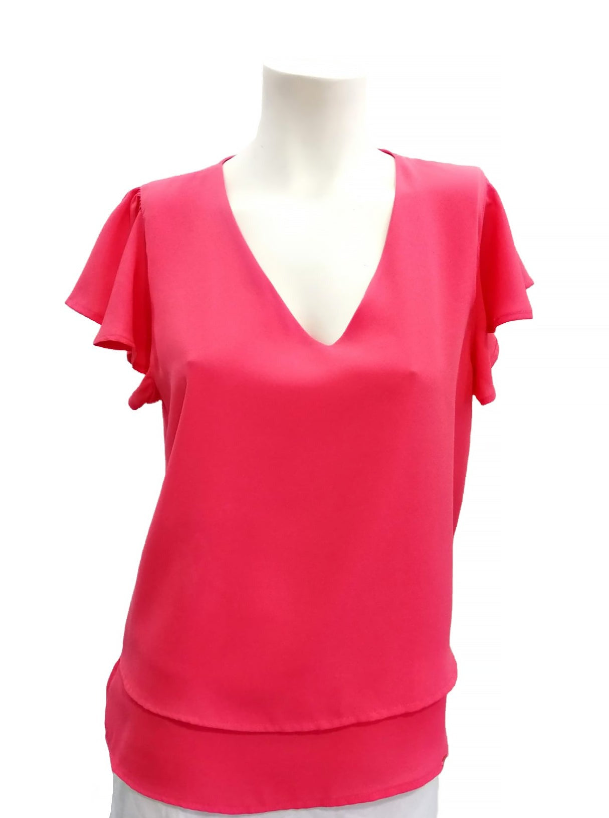 Blusa sem Mangas coral
