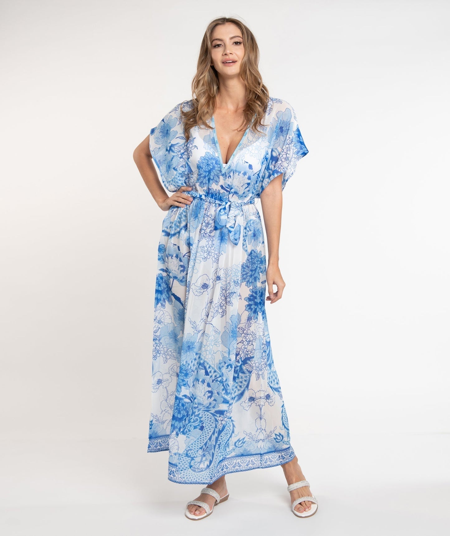Salerno Maxi Dress - Blue