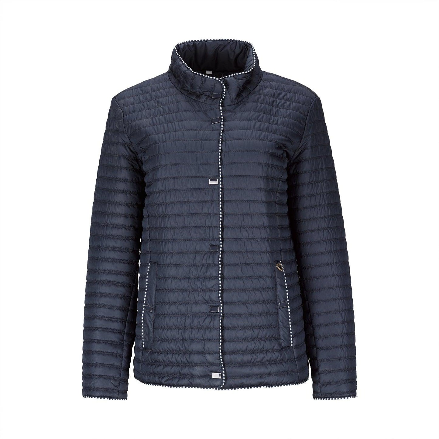Parka azul-marinho