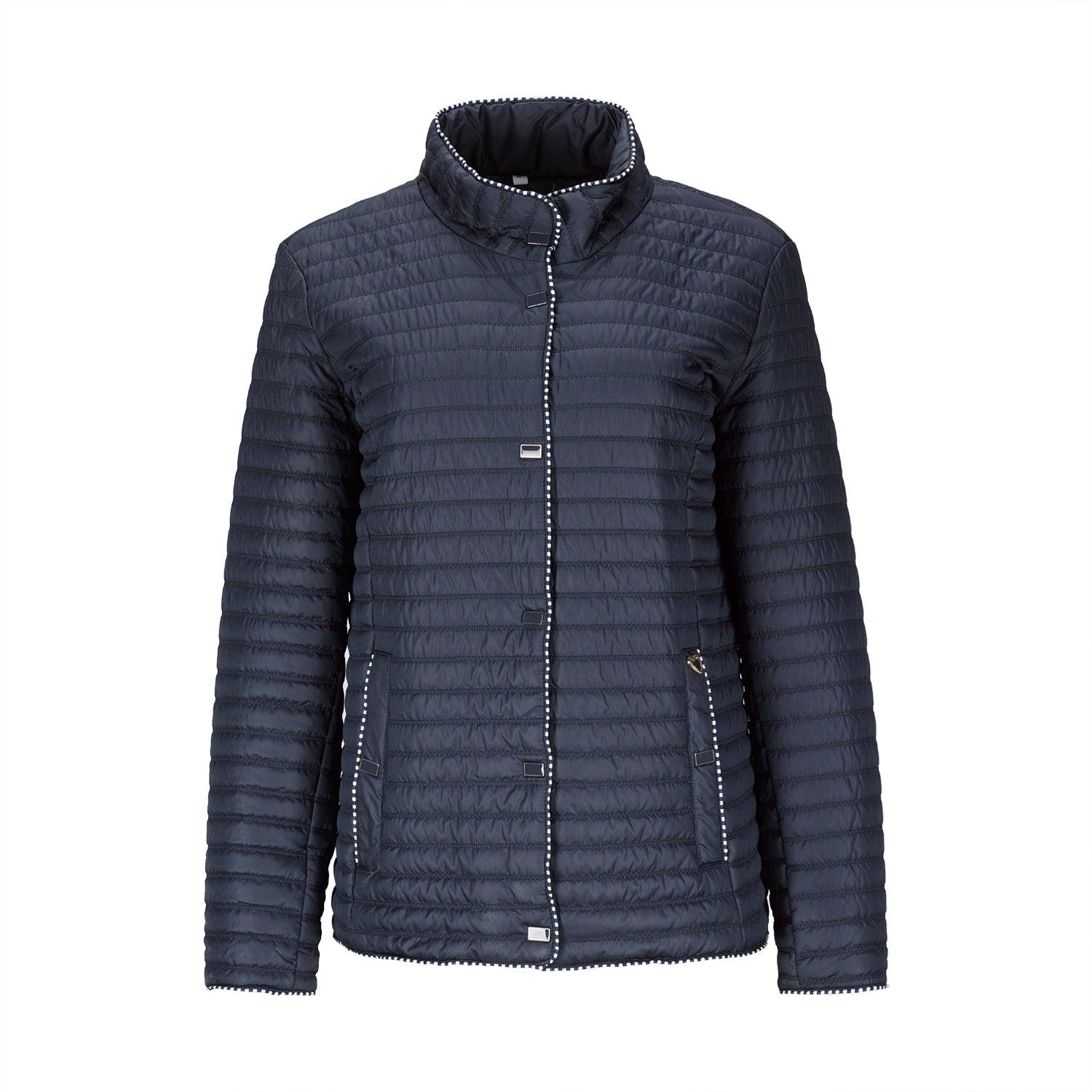 Parka azul-marinho