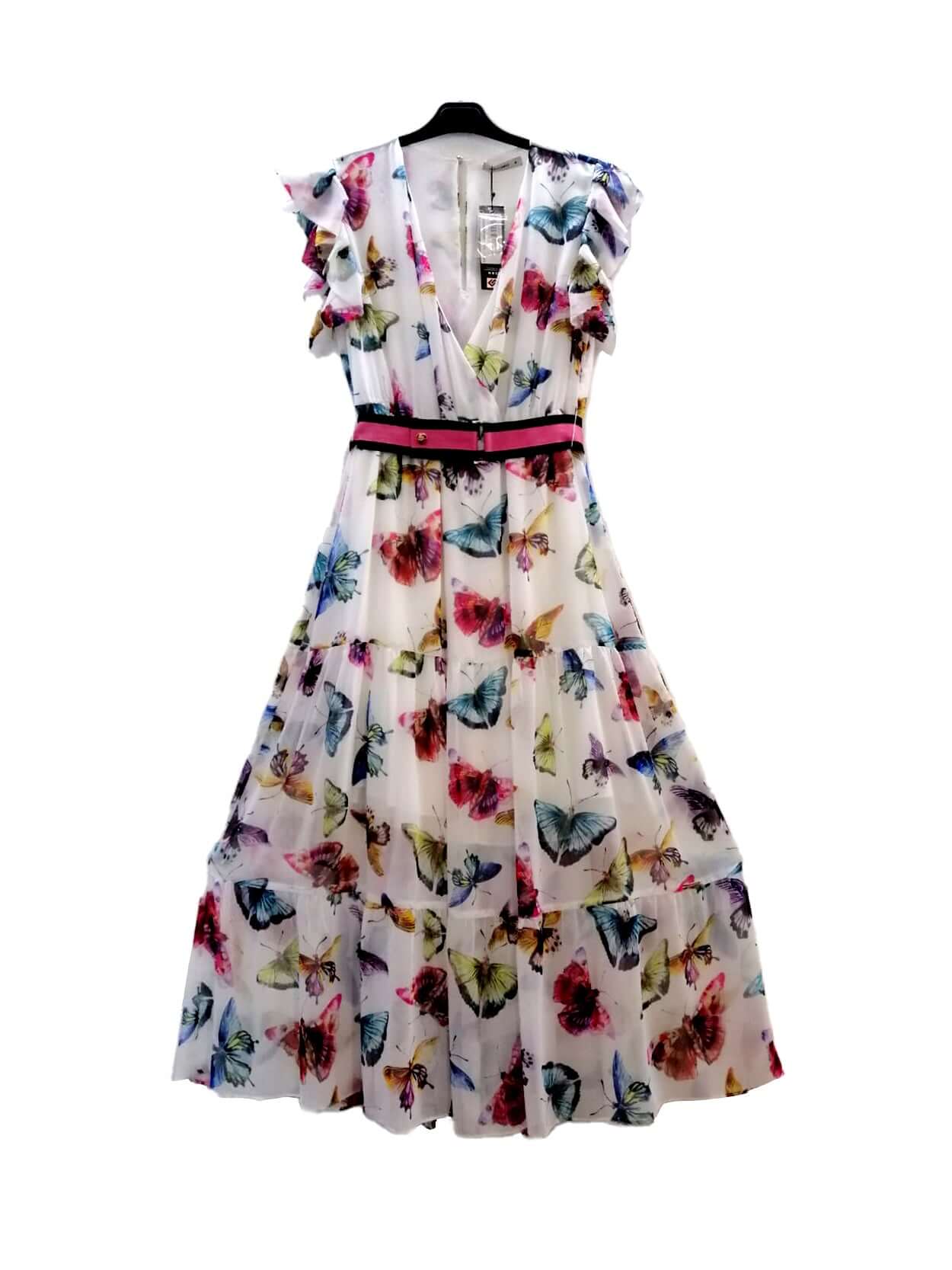 butterfly print dress