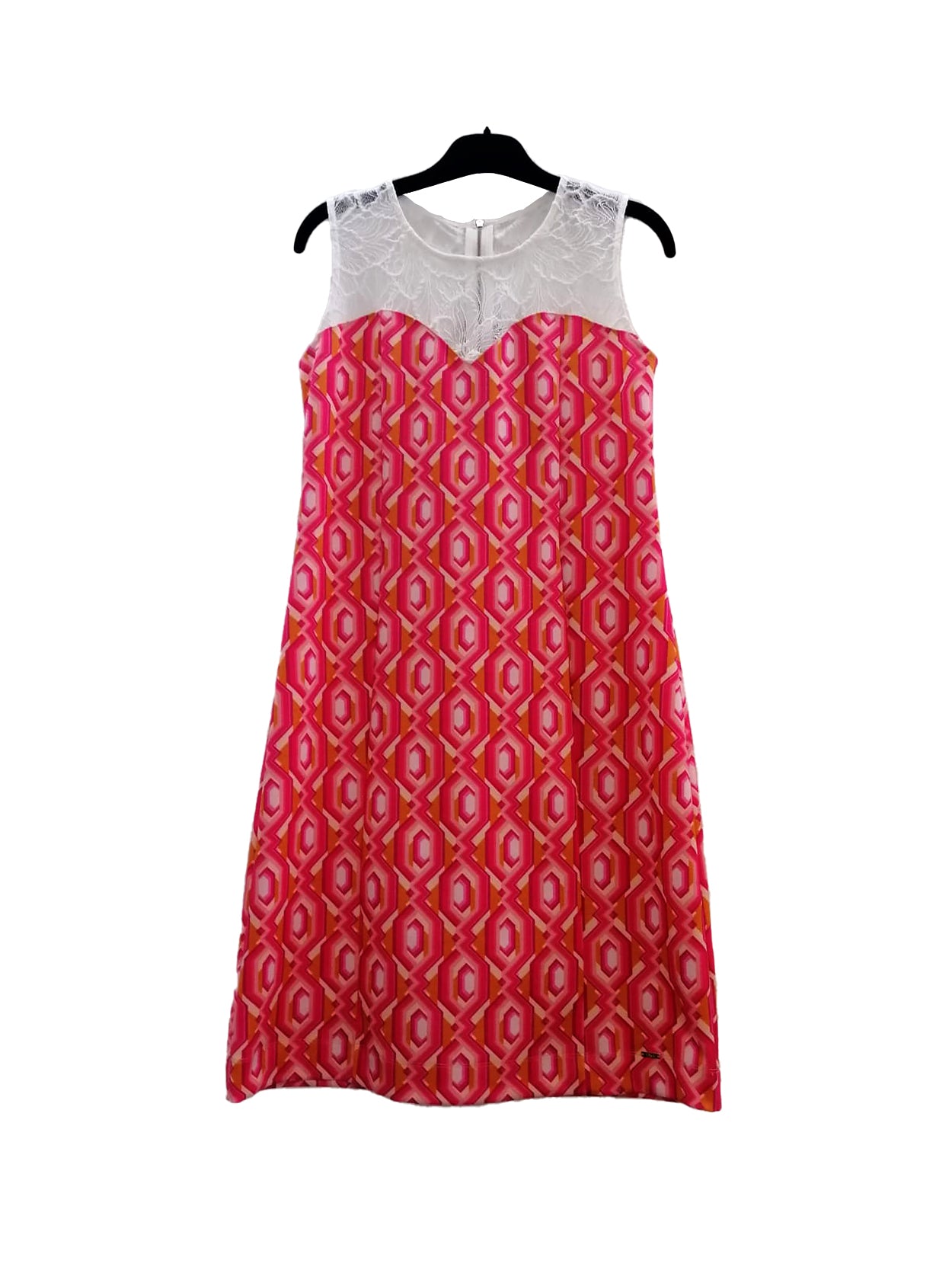 vestido curto estampado